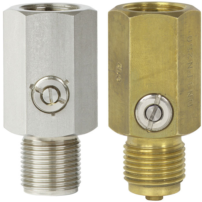 910.12 Needle valve for pressure measuring instruments